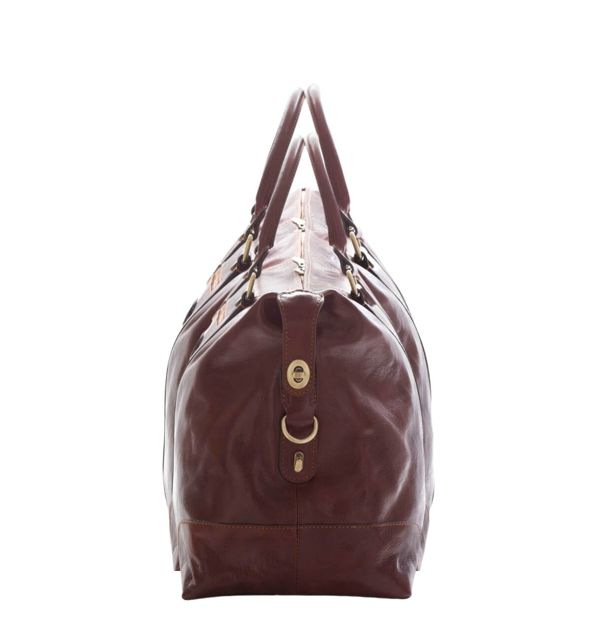 gio - brown - side - Leather Bags NZ
