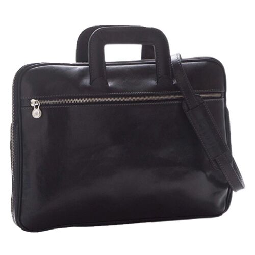 Marco-black-front-500 - Leather Bags NZ