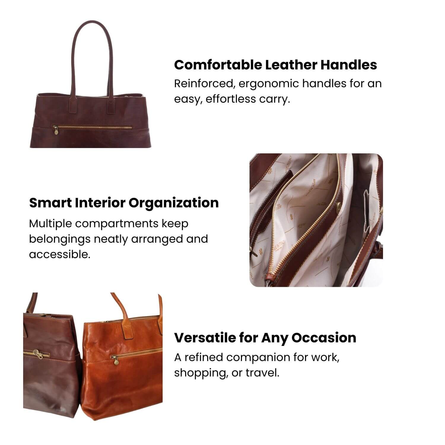 Matilde - Brown 1 1 - Leather Bags NZ