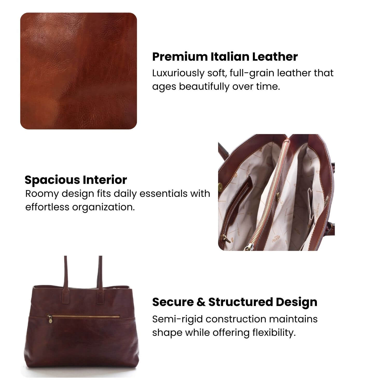 Matilde - Brown 2 - Leather Bags NZ