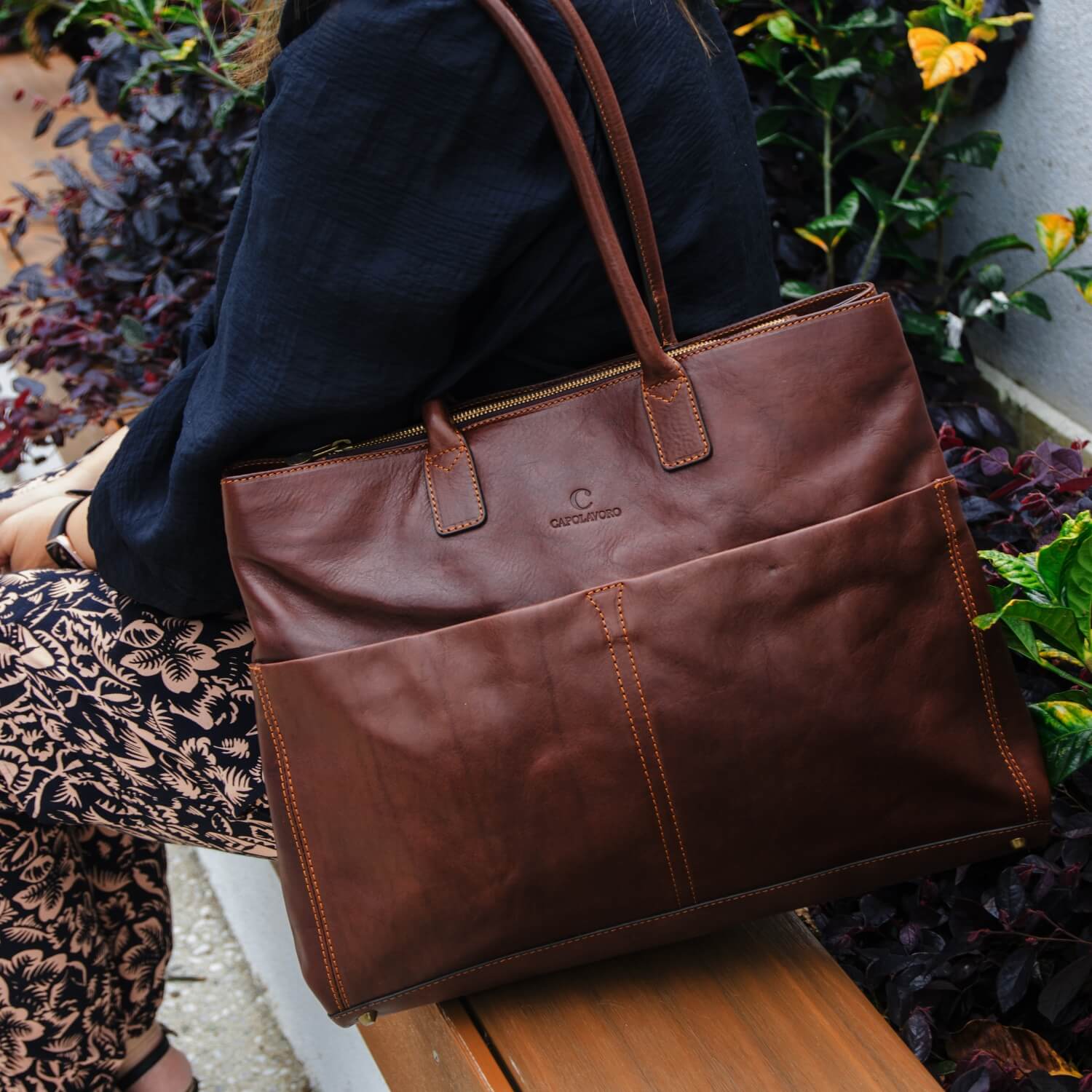 Matilde - Brown 4 1 - Leather Bags NZ Matilde Lifestyle shot