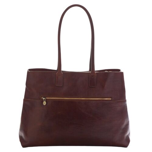 Matilde-brown-back - Leather Bags NZ