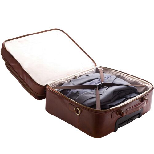 riccardo-pilot-bag-inside - Leather Bags NZ