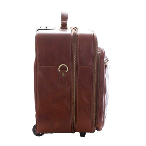 riccardo-pilot-bag-side - Leather Bags NZ