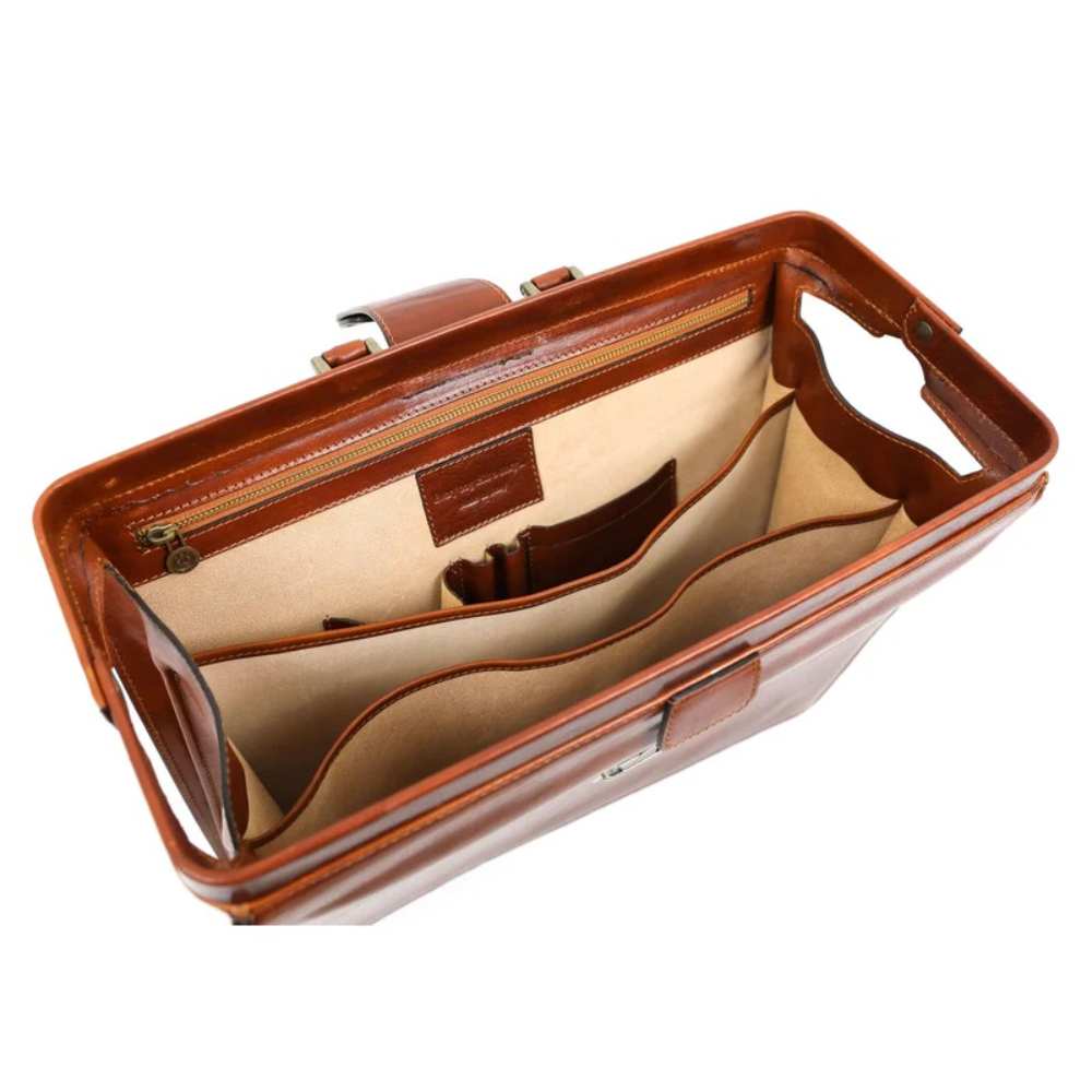 The Firm - Honey - Inside - Leather Bags NZ