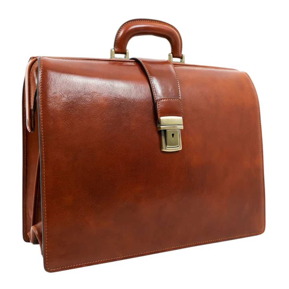 The Firm - Honey - Side - Leather Bags NZ