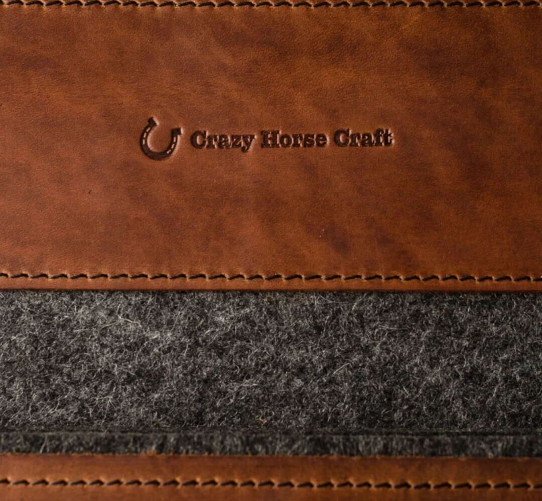 Leather MacBook Pro - Classic Brown 6 1 - Leather Bags NZ